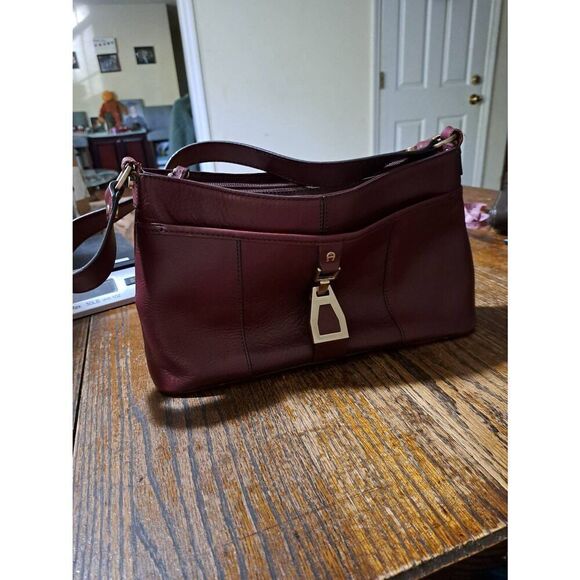 Etienne Aigner Brown Purse Handbag Pocket Book - Picture 1 of 12